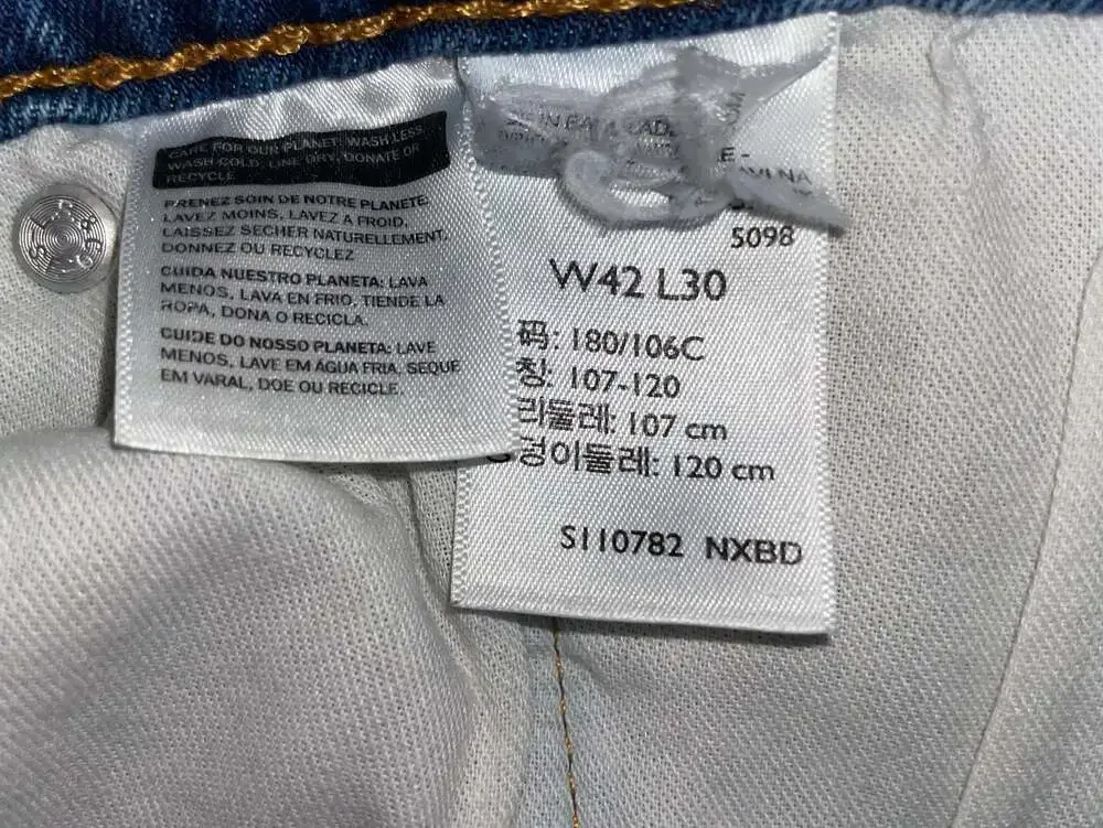 Levi’s 505 Vintage Wash Straight Leg Dad Jeans W42 L30 Y2K